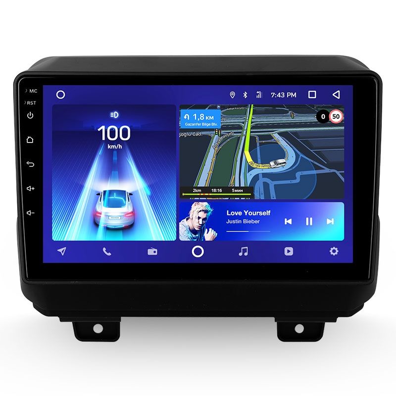 Переходная рамка Jeep Wrangler 4 JL (2018-2019) (9")