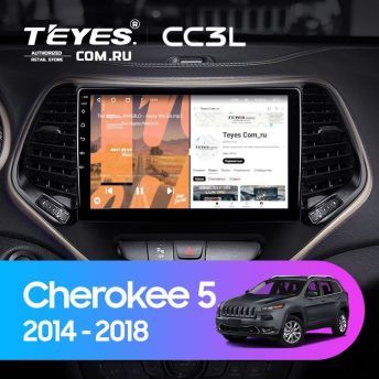 Штатная магнитола Teyes CC3L 4/64 Jeep Cherokee 5 KL (2014-2018)