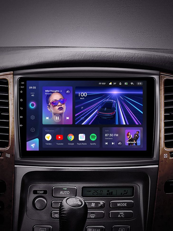 Штатная магнитола Teyes CC3 4/32 Toyota Land Cruiser LC 100 (2002-2007) Тип-B