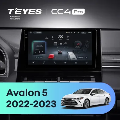 Штатная магнитола Teyes CC4 Pro 12/256 Toyota Avalon V XX50 (2022-2023)