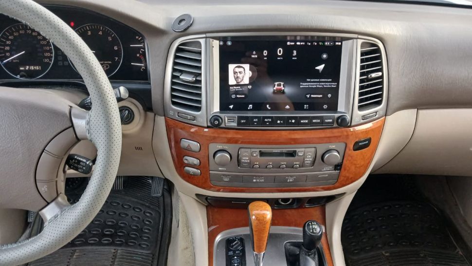 Штатная магнитола Teyes CC3 2K 4/32 Toyota Land Cruiser 100 (2002-2007) F2 Тип-C