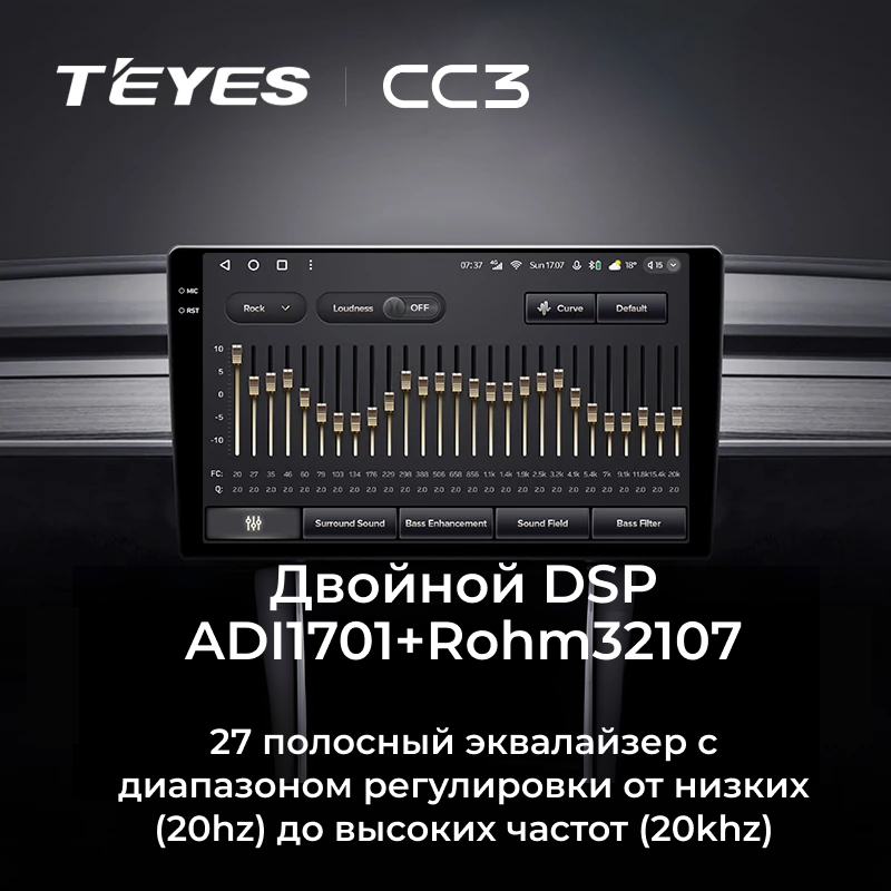 Штатная магнитола Teyes CC3 4/32 Nissan Tiida C13 (2015-2018)