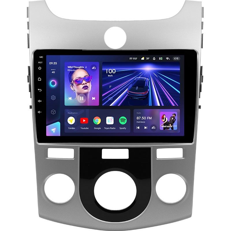 Штатная магнитола Teyes CC3 4/32 Kia Cerato 2 TD (2008-2013) F1