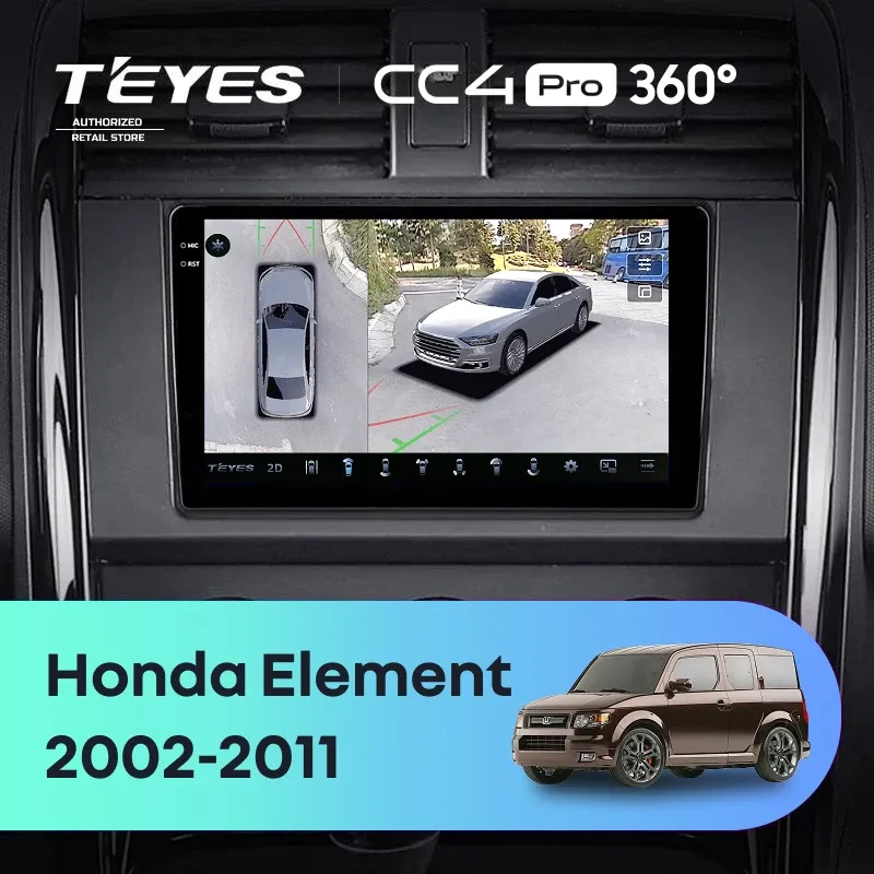 Штатная магнитола Teyes CC4 Pro 360 8/128 Honda Element YH (2002-2011)